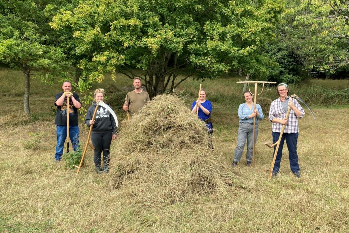 Grassland Management - Scything