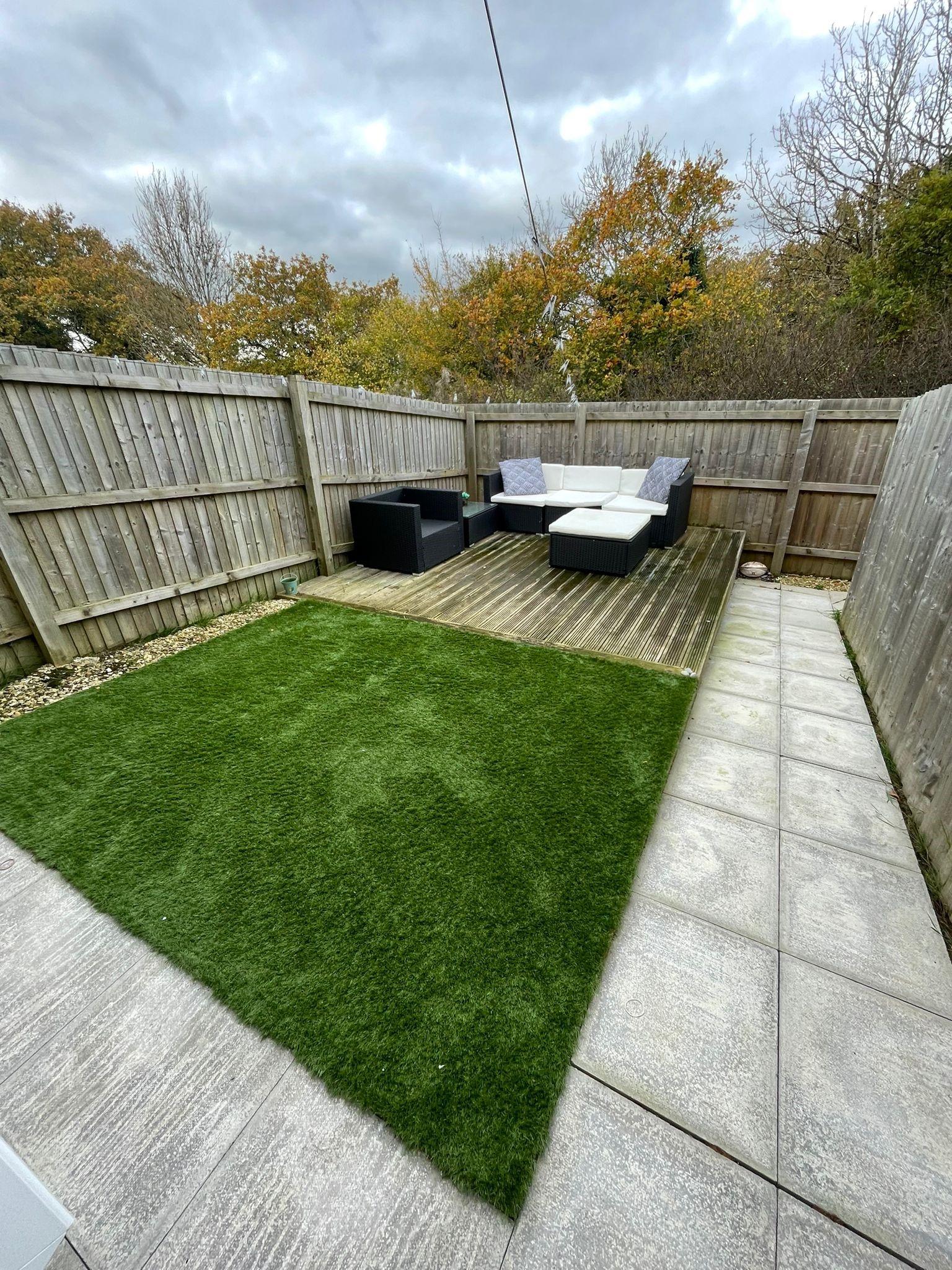 38 Heol Hartrey - rear garden