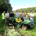 Volunteers and rangers