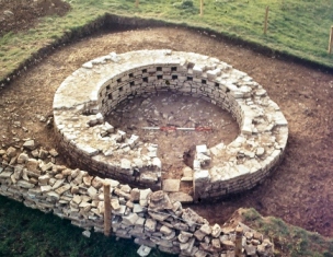 Partly reconstructed dovecote